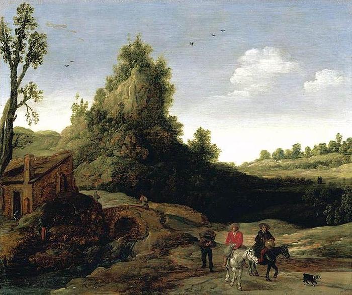Esaias Van de Velde Landscape oil painting image